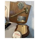 1970s Greencastle Indiana Lions Club Plaques