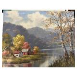 Steinmeyer Signed Autumn Landscape Painting