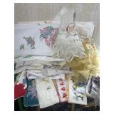 Hand Sewn Doilies and Handkerchiefs
