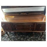 Antique Wooden Buffet 66" x 36" x 20"