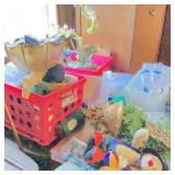 Cabinet With Assorted Household Contents