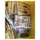 Tote of Sewing Patterns and Forms