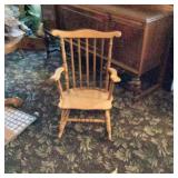Wood Spindle-Back Child