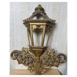 MCM Homco Gold Wall Sconce with Grapes