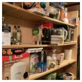 Complete Kitchen Appliance and Pantry Shelf Lot