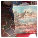 Mountain Landscape Oil Painting on Canvas