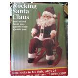 Gemmy Rocking Santa Claus Figure, 1991