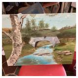 Landscape Oil Painting on Grumbacher Board