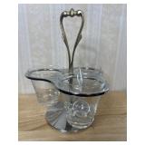 Kromex USA Spinning Glass Holder Set