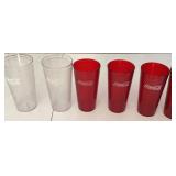 6 Coca-Cola Plastic Tumblers