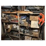 Lot: Tools, Jars, Shelving and Hardware