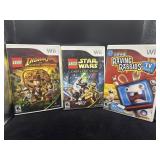 Nintendo Wii Game Lot: 3 Games