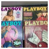 Vintage Playboy Magazines, Mixed Years