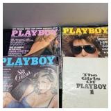 Vintage Playboy Magazines and Booklet
