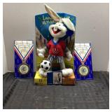 Looney Tunes 1996 Olympic Plush and Medals