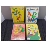 4 Dr. Seuss Hardcover Books