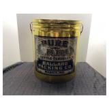 Ballard Packing Co. Pure Lard Tin, 15"