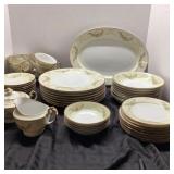 Noritake Hand Painted Norman China Set 40+ Pc