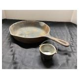 Cast Iron Skillet and Mini Pot Set