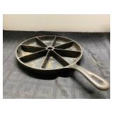 Cast Iron Wedge Pan Made in USA, 9 Inch