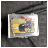 Unsorted Football Cards in Plastic Case