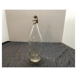 Clear Glass Bottle, 12 Inches Tall