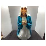 Illuminated Virgin Mary Blow Mold, 26 Inch