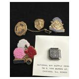 4-H, Lions, and Cub Scouts Pin Collection