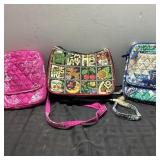 3 Small Purses, 2 Vera Bradley