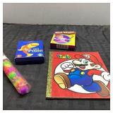 Super Mario Notebook and Card Game Set