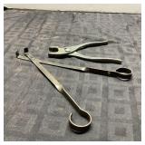 Metal Tongs and Slip Joint Plier Set
