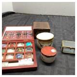 Decorative Boxes and Display Case