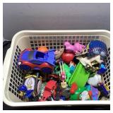 Small Tote of Assorted Miscellaneous Toys