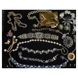 Costume Jewelry Lot, Mixed Metals