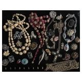 Costume Jewelry Lot, Mixed Materials