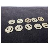 10 Vintage Indianapolis Railway Tokens