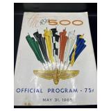 1965 Indianapolis 500 Official Program