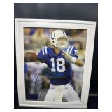 Peyton Manning Signed Colts Photo With COA
