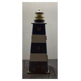 Lighthouse-Themed Wooden Chest with Drawers,