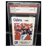 1988 EMC Grading Emmitt Smith Gators Card
