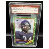 1986 Topps Walter Payton #11 Graded EMC 8
