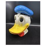 Donald Duck Ceramic Coin Bank Enesco Japan