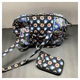 Vera Bradley Quilted Bag and Matching Pouch
