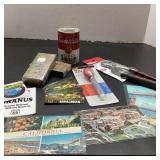 Lot: Tools, Collectibles, Postcards
