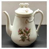 Haviland Limoges Porcelain Teapot Floral 9 Inch