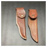 CASE Leather Knife Sheaths, Tooled Design