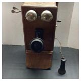 Northern Electric Wall-Mount Wood Telephone