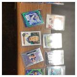 10 Football Cards Assorted Brands and Players