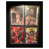 Michael Jordan Basketball Trading Cards, Four