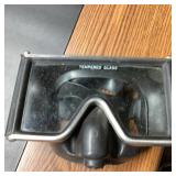 U.S. Divers Aqua-Lung Wrap-Around Dive Mask